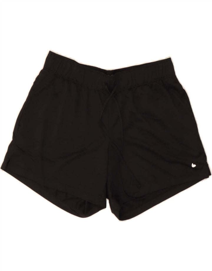 NIKE Womens Dri Fit Sport Shorts UK 14 Medium  Black Polyester Vintage Nike and Second-Hand Nike from Messina Hembry 