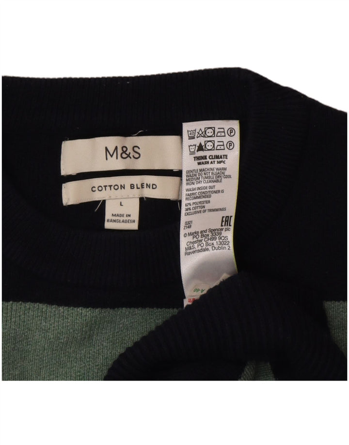 Marks & Spencer Dame sweater med rund hals DK 16 Stor marineblå