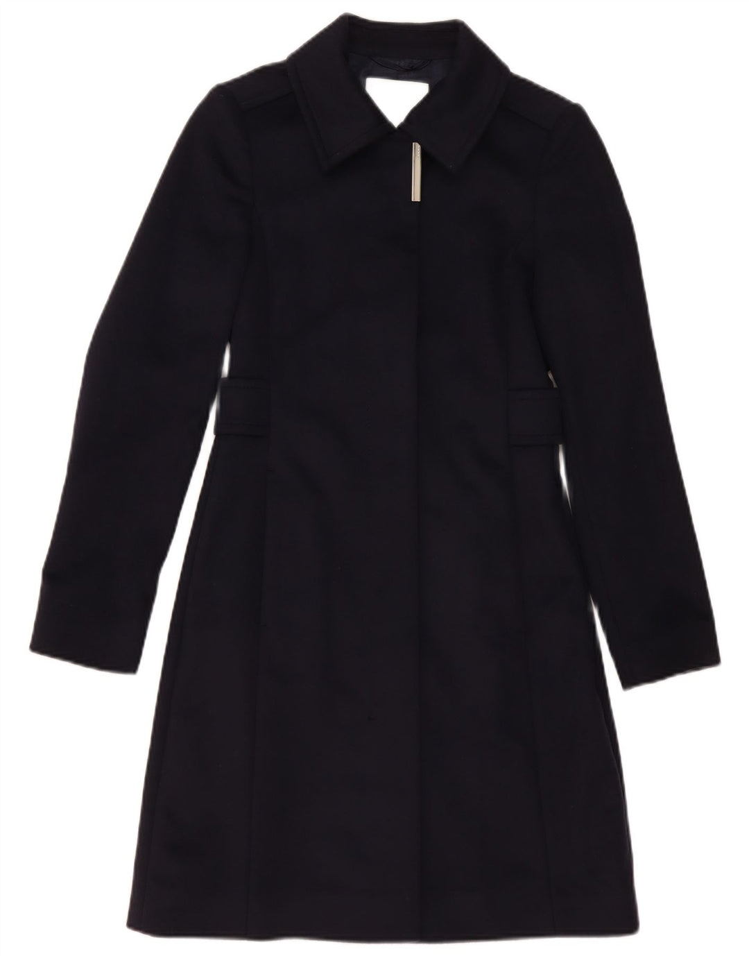 Hugo Boss Dame Overfrakke US 4 Small Navy Blue Uld