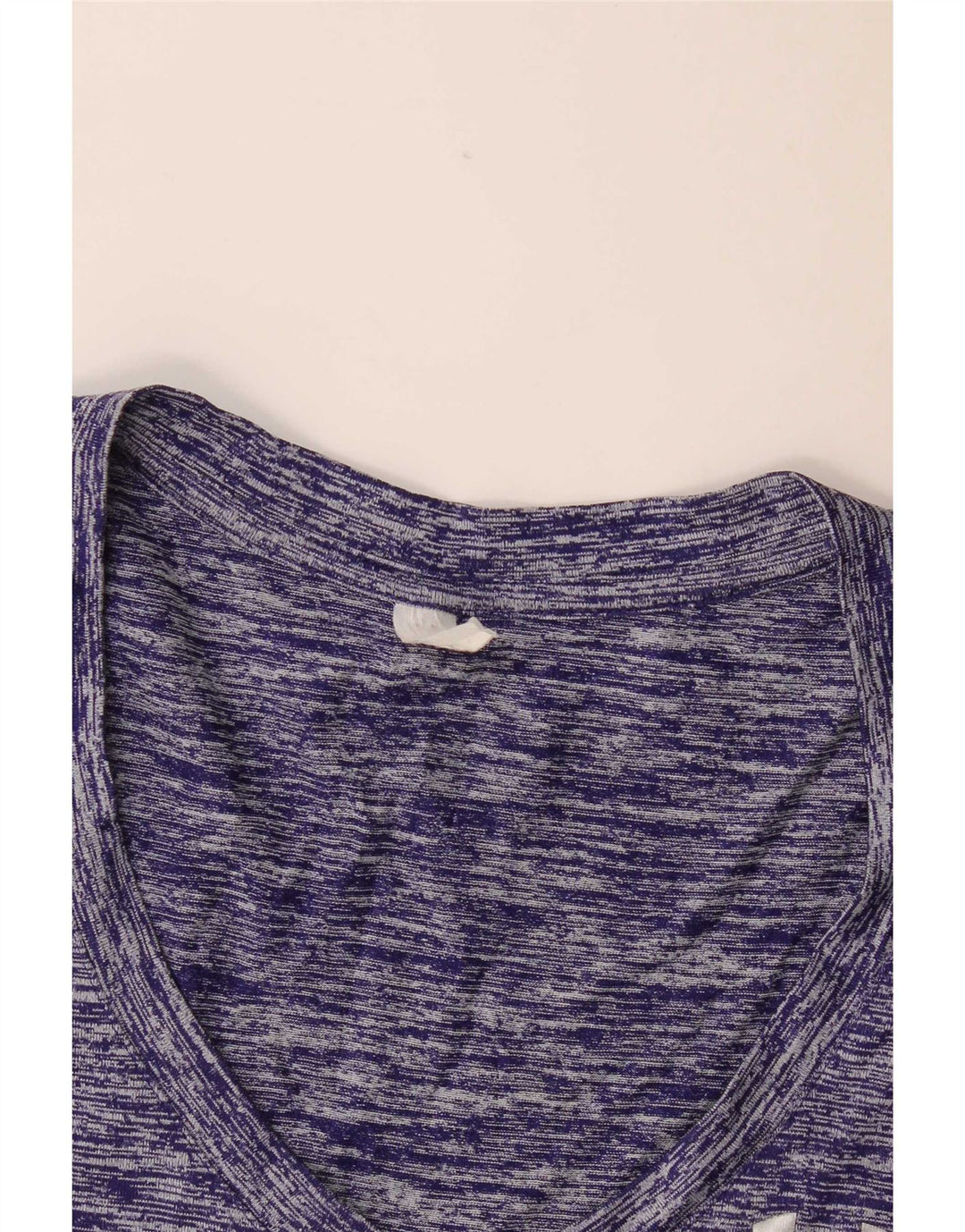 Under Armour Dame T-Shirt Top UK 12 Medium Lilla Flecked
