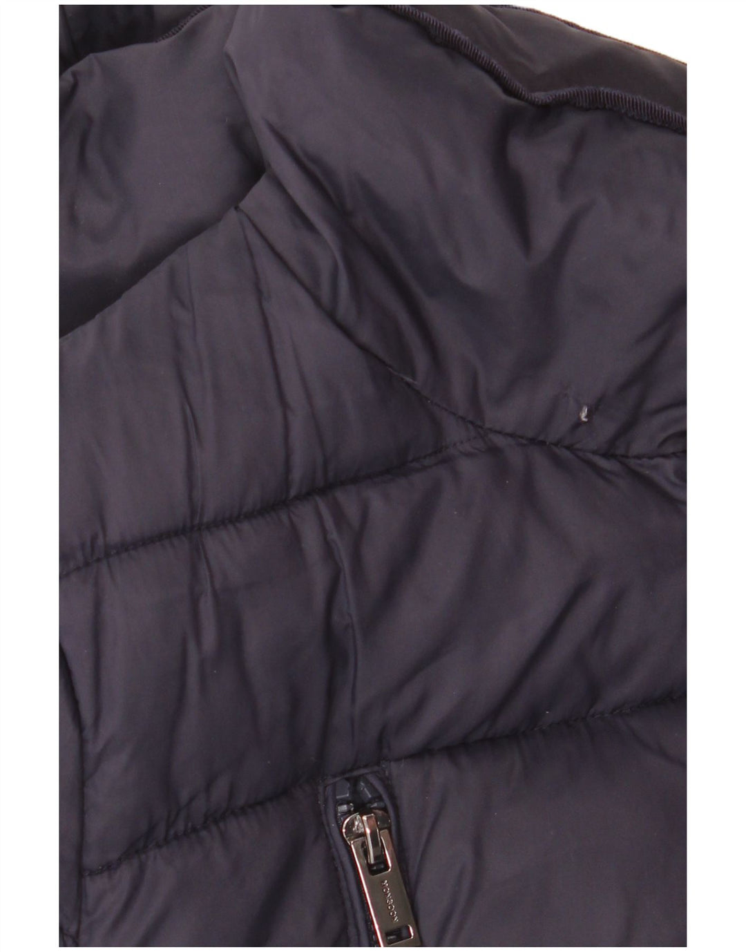 Monsoon Womens Polstret Frakke UK 14 Medium Navy Blue Nylon