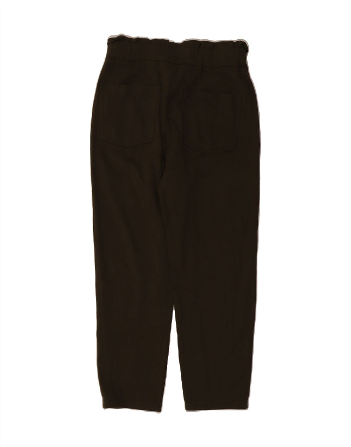 ZARA Womens Slim Chino Trousers Small W28 L22 Brown Viscose Vintage Zara and Second-Hand Zara from Messina Hembry 