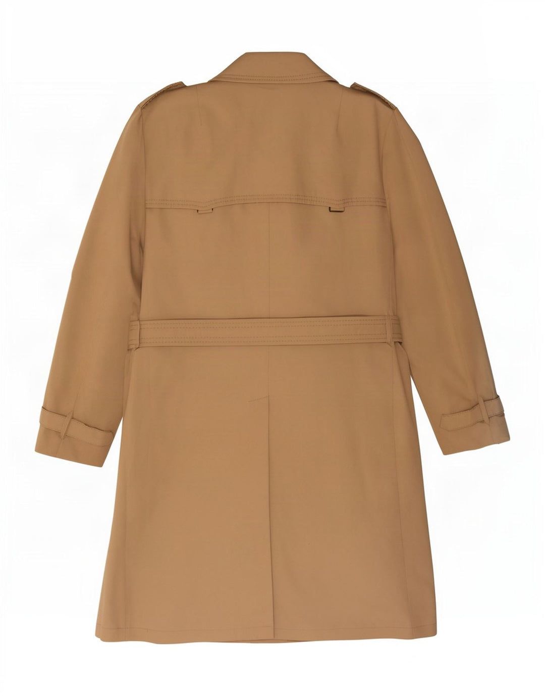 Diolen Herre Hooded Trench Coat UK 36 Small Beige Polyester Classic