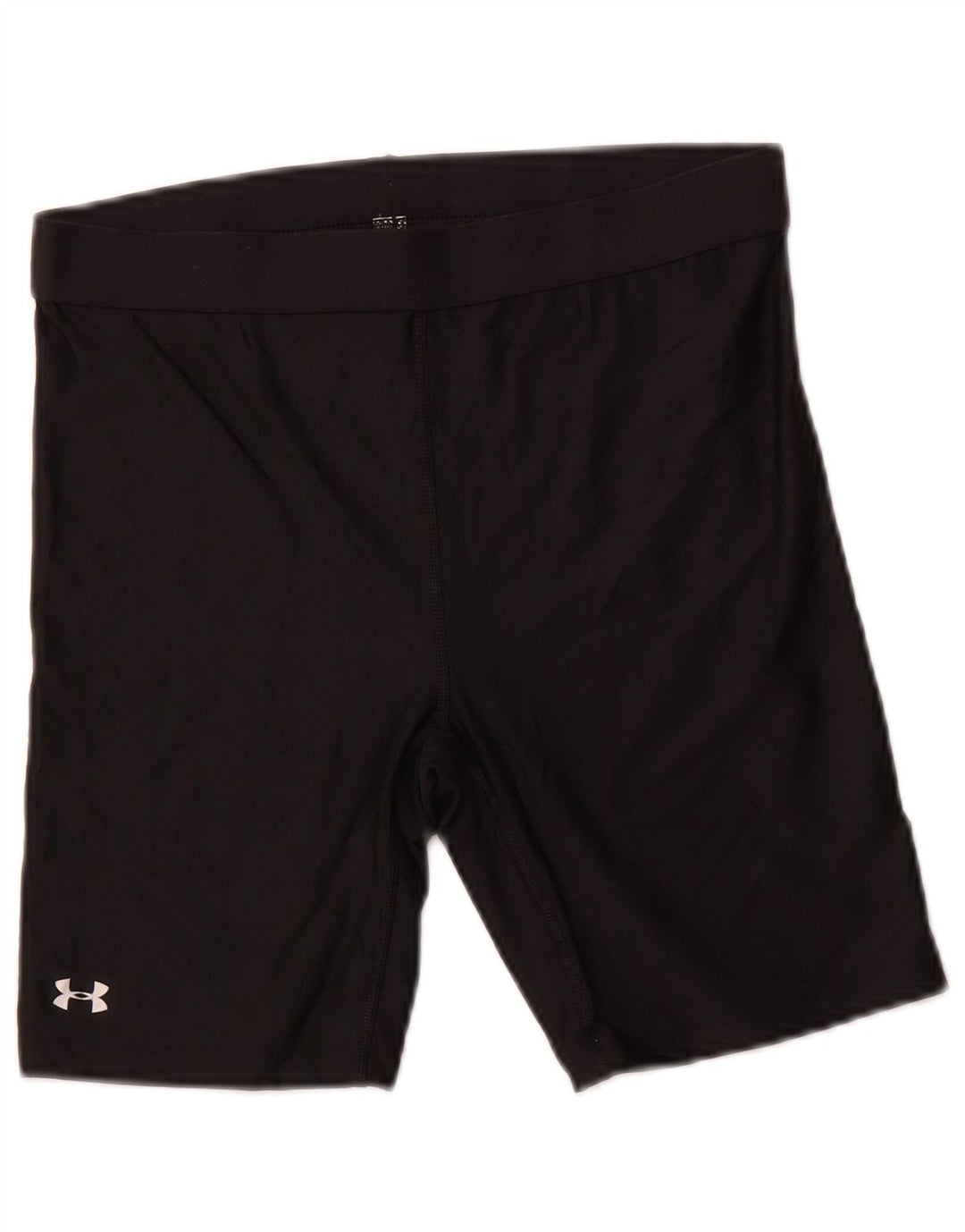 UNDER ARMOUR Womens Heat Gear Sportsshorts UK 12 Medium Black Polyester
