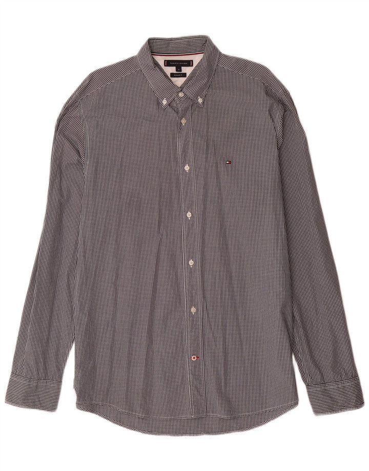 TOMMY HILFIGER Herre Regular Fit skjorte XL Grå Gingham