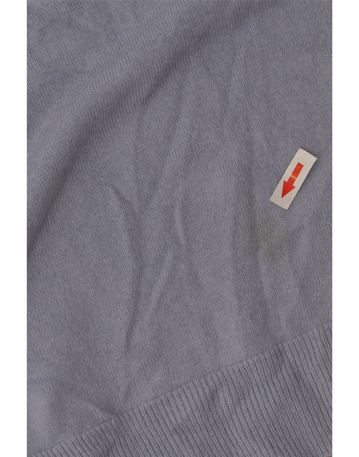Marks & Spencer Dame sweater med rund hals DK 14 Medium Blue Acryl