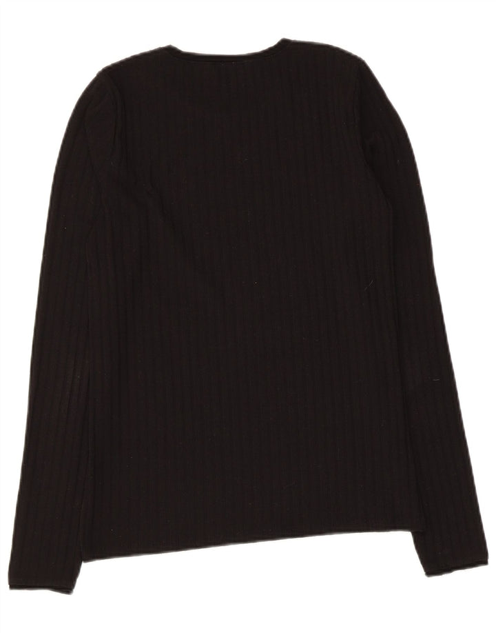 Zara Dametop Langærmet UK 12 Medium Sort