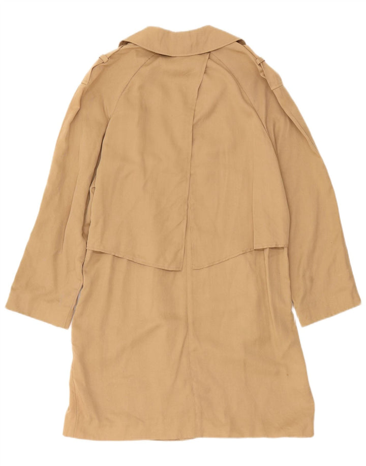 Topshop Kvinders Military Oversized Trench Coat UK 10 Small Beige