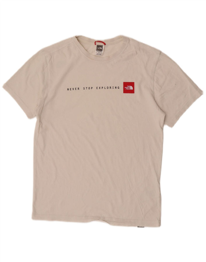 The North Face Herre grafisk T-shirt Top Lille hvid bomuld