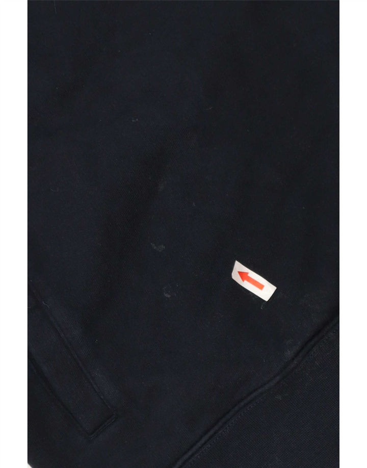 Marks & Spencer Sweatshirt med lynlås til mænd Medium marineblå bomuld