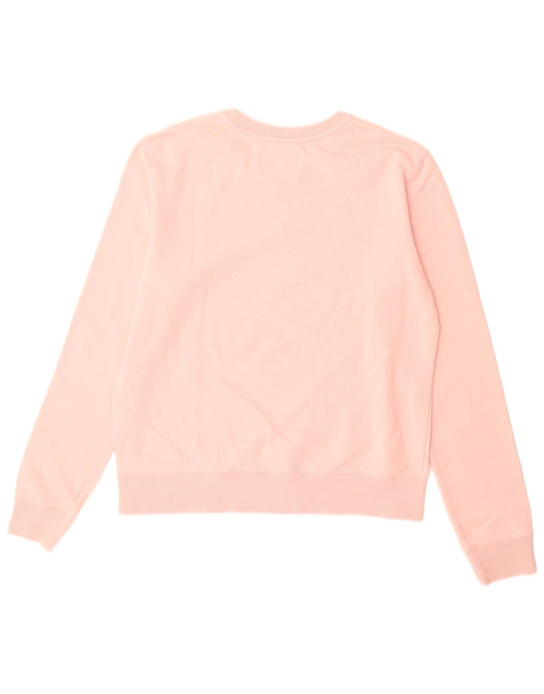 Calvin Klein Jeans Dame Grafisk Sweatshirt Jumper UK 14 Medium Pink