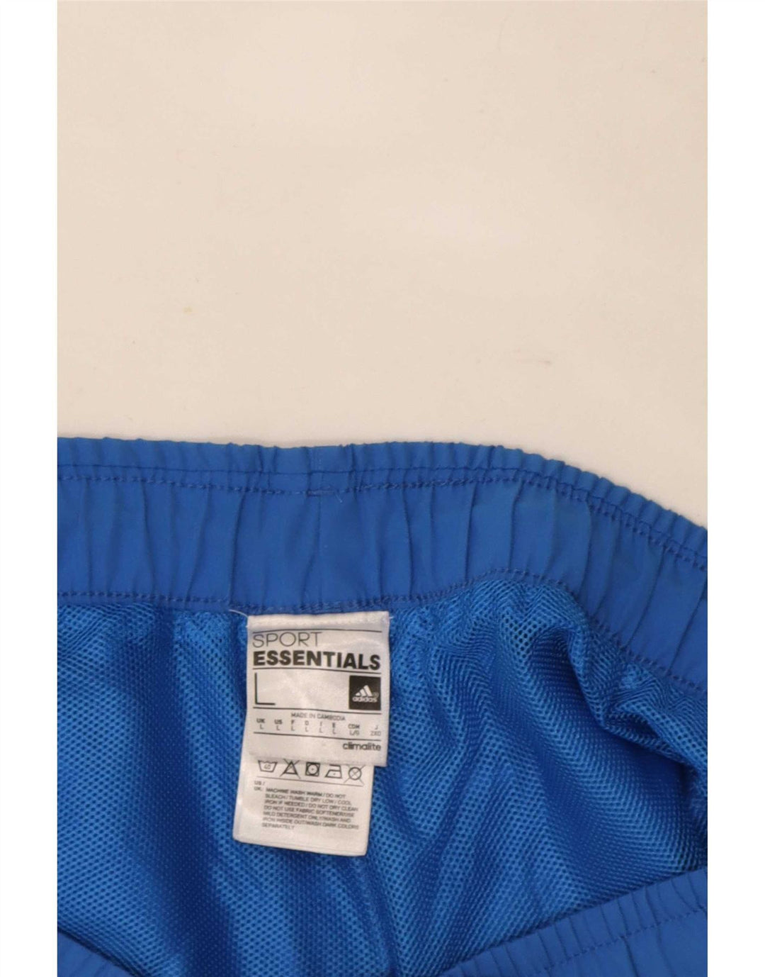 Adidas Herre Climalite Sportshorts Store Blå Polyester