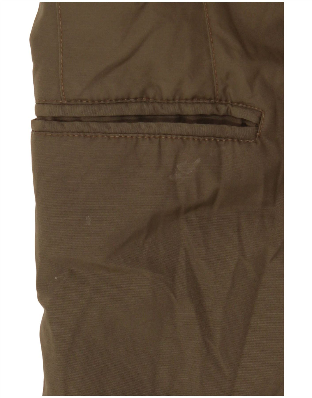 The Bridge Herre Polstret Windbreaker Coat IT 48 Medium Khaki Polyamid