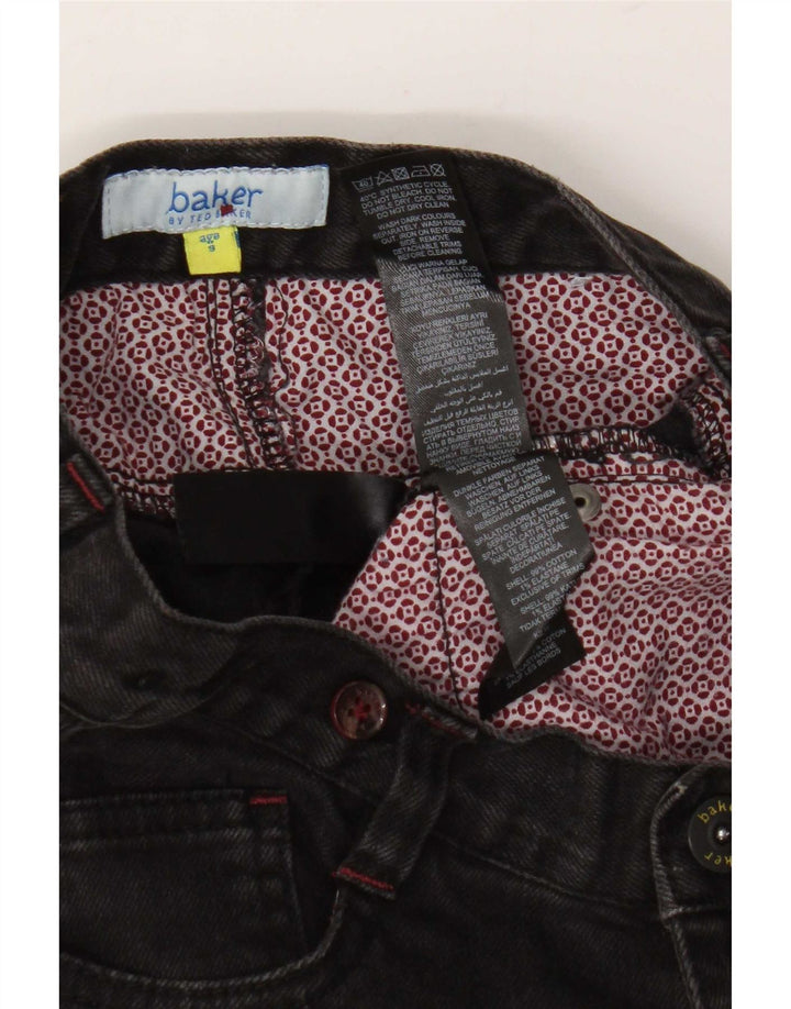 Ted Baker Boys Slim Jeans 8-9 år W24 L22 Sort Bomuld