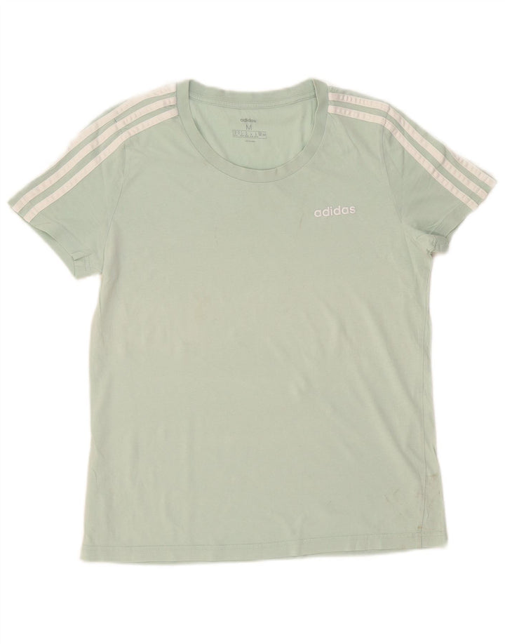Adidas Dame T-Shirt Top UK 12/14 Medium Green