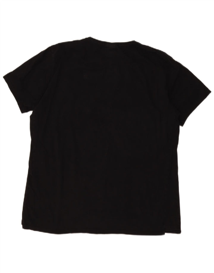 Replay Herre Grafisk T-Shirt Top XL Sort