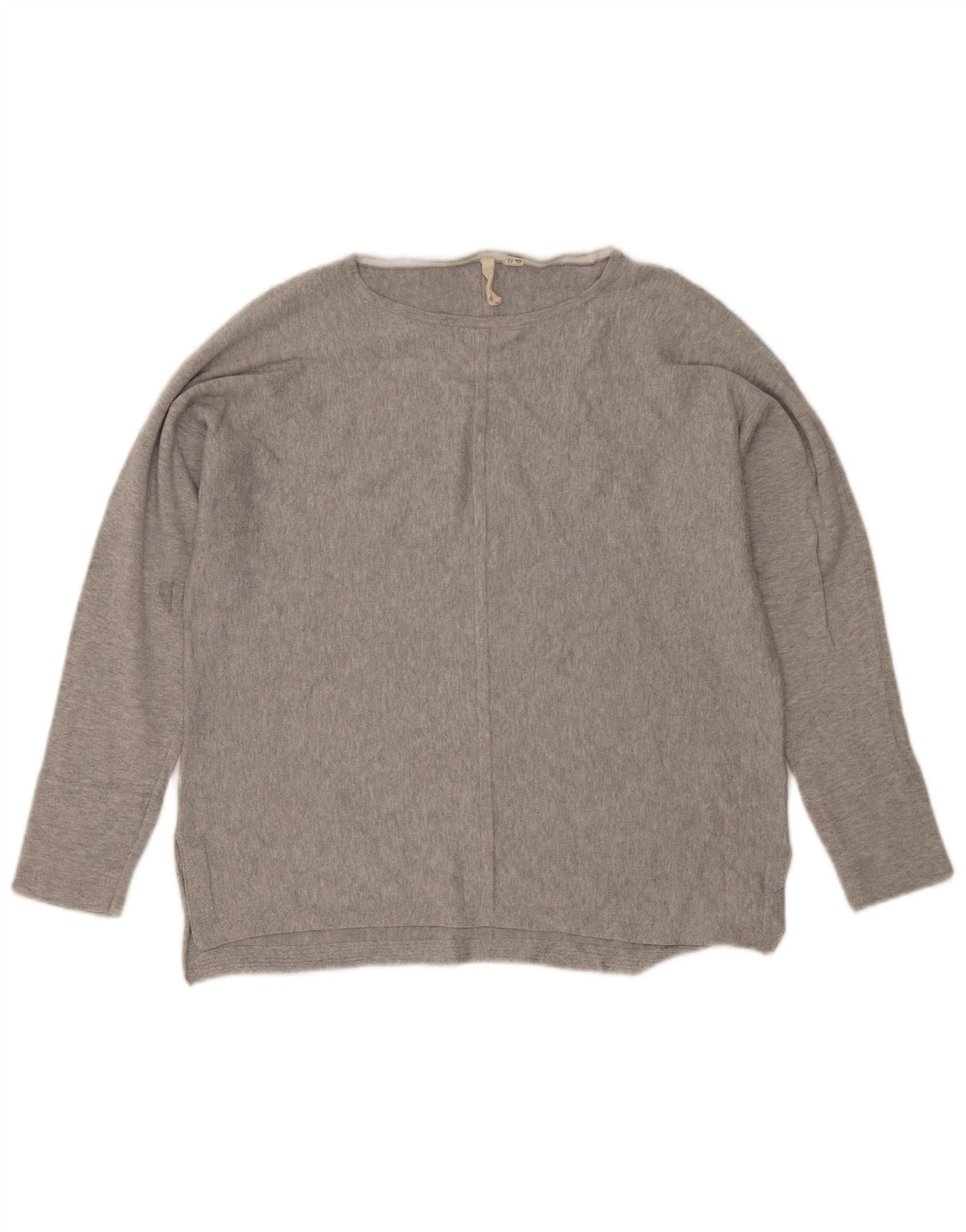 White Stuff Womens Boat Neck Jumper Sweater UK 14 Large Grey Flecked