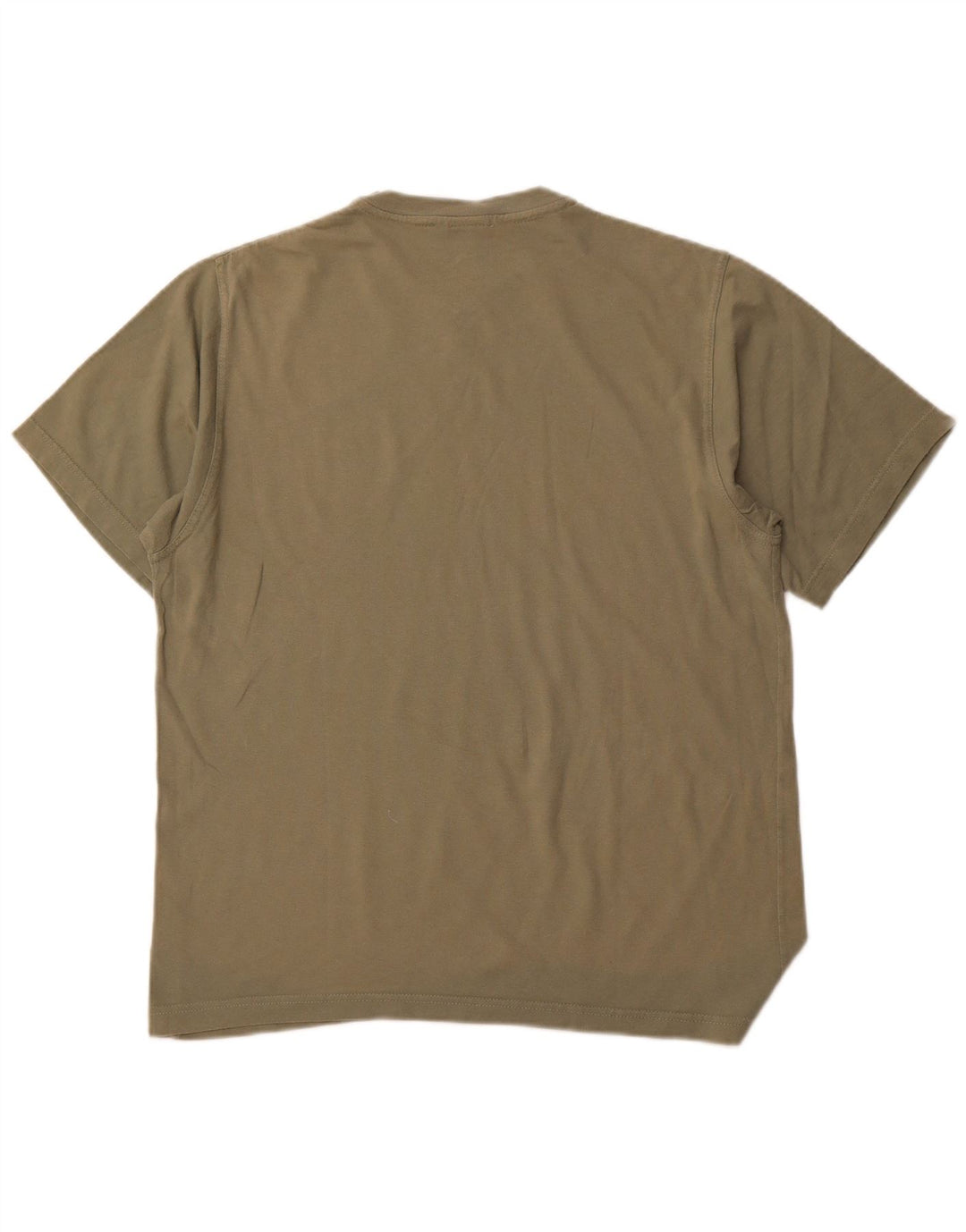 NIKE T-shirt top til mænd UK 39/41 Medium Khaki Bomuld