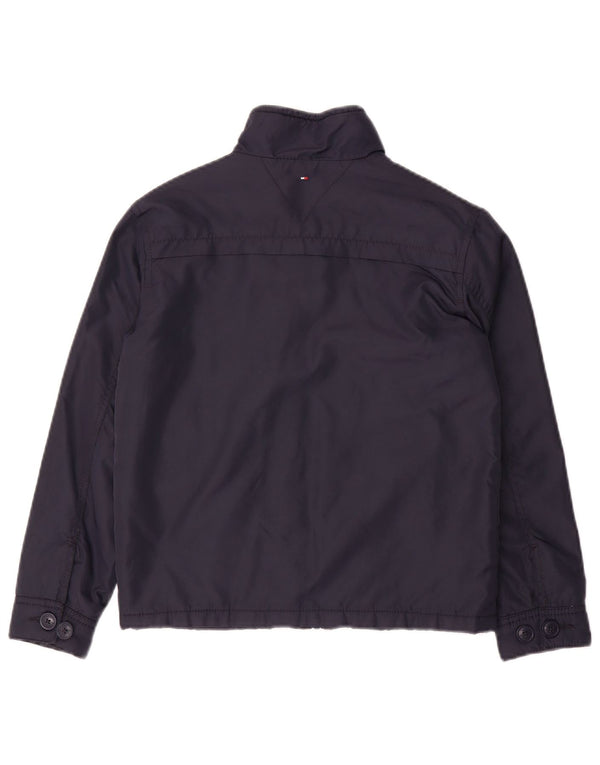 Tommy Hilfiger Boys Bomber Jacket 9-10 År Navy Blue Nylon