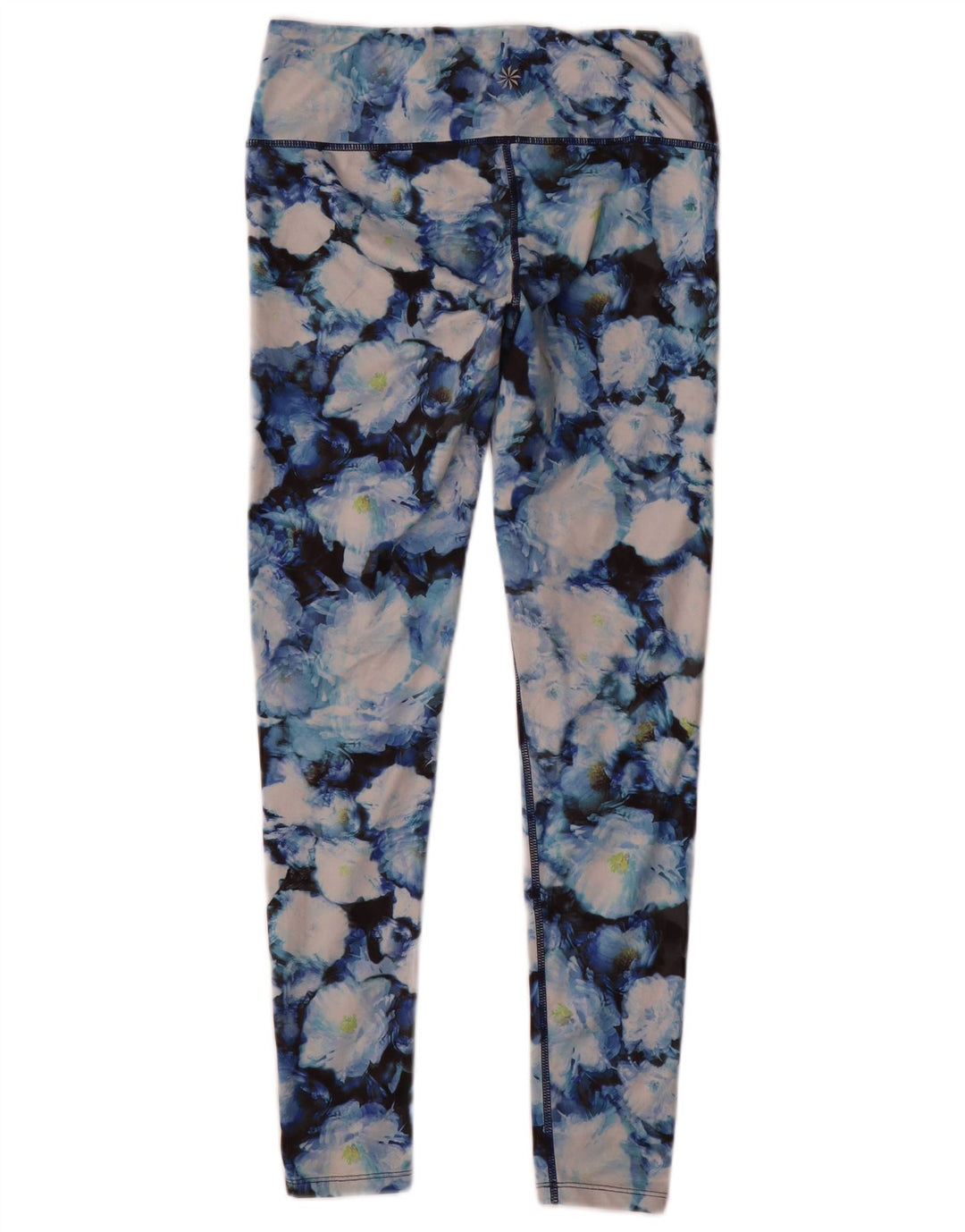 Athleta Womens Leggings UK 10 Small Multicolored Floral Polyester