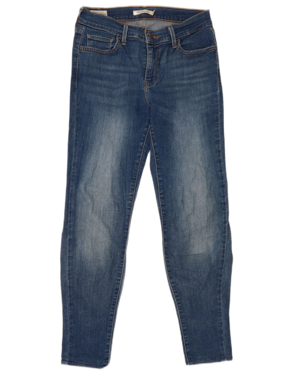 Levi's Dame 710 Super Skinny Jeans W29 L30 Blå Bomuld