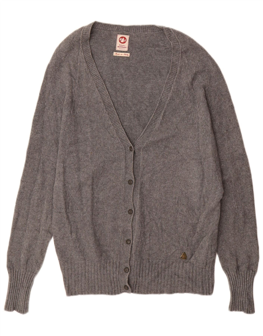 MURPHY & NYE Dame Cardigan Sweater UK 18 XL Grå Viscose