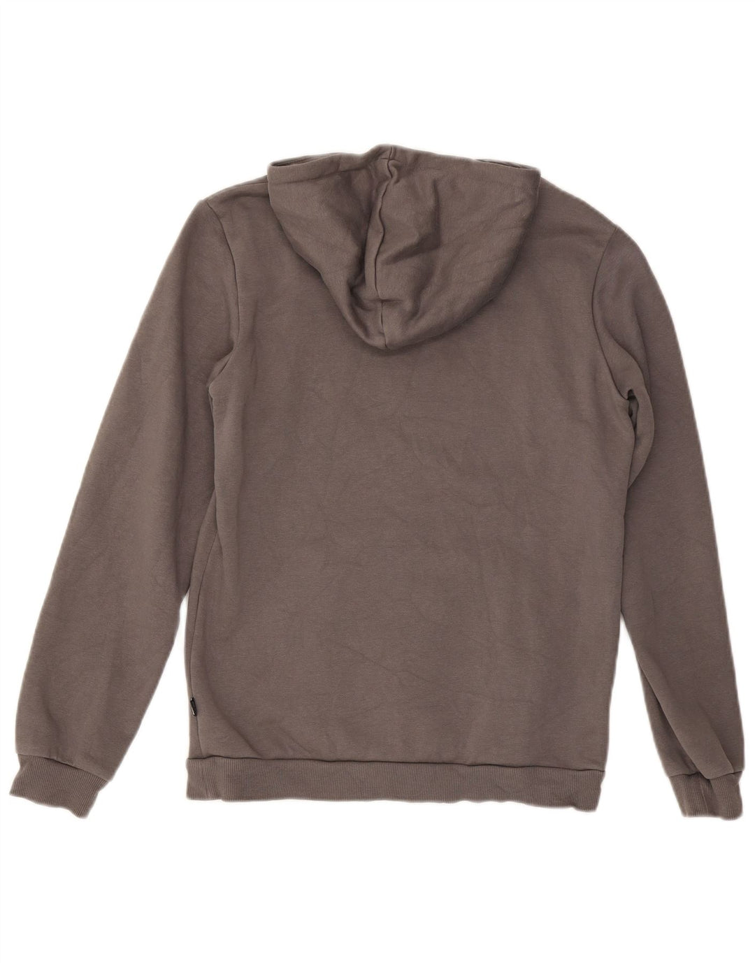 PUMA Grafisk hættetrøje til drenge 15-16 år Grå bomuld