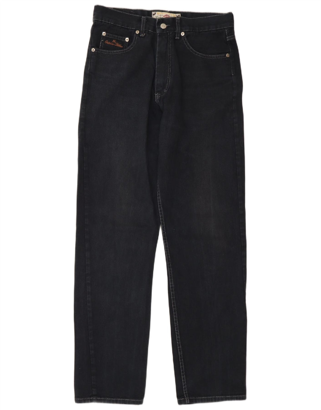 Mash Herre Straight Jeans IT 46 Small W32 L32 Marineblå Bomuld