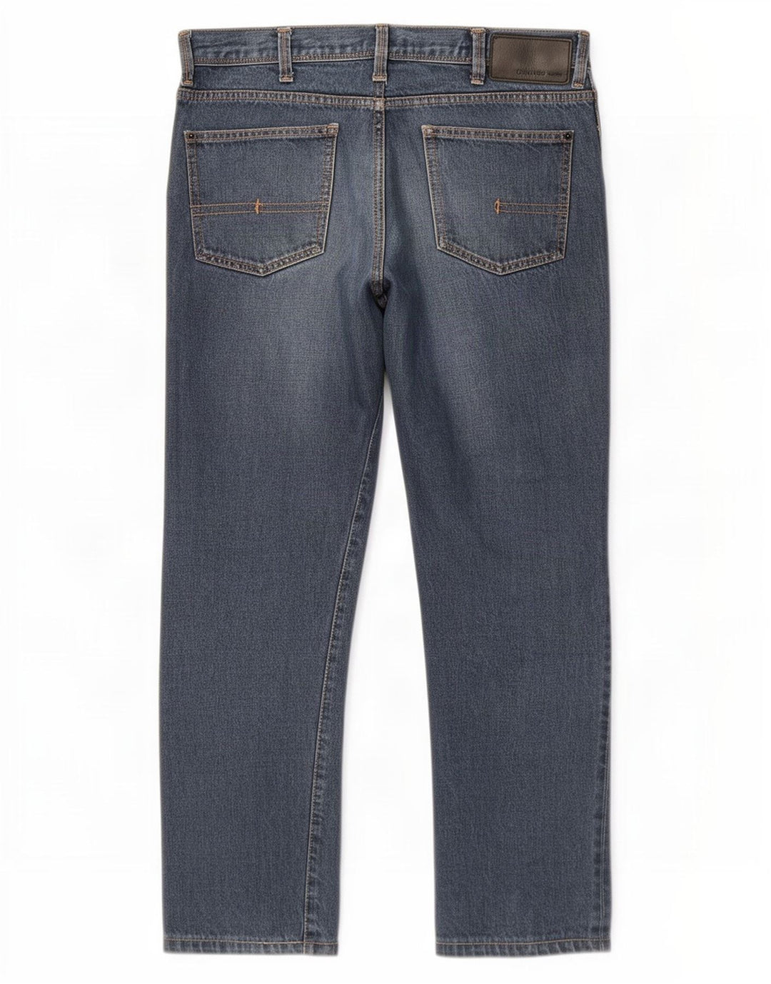 Calvin Klein Straight Jeans til mænd W36 L29 Blå Bomuld