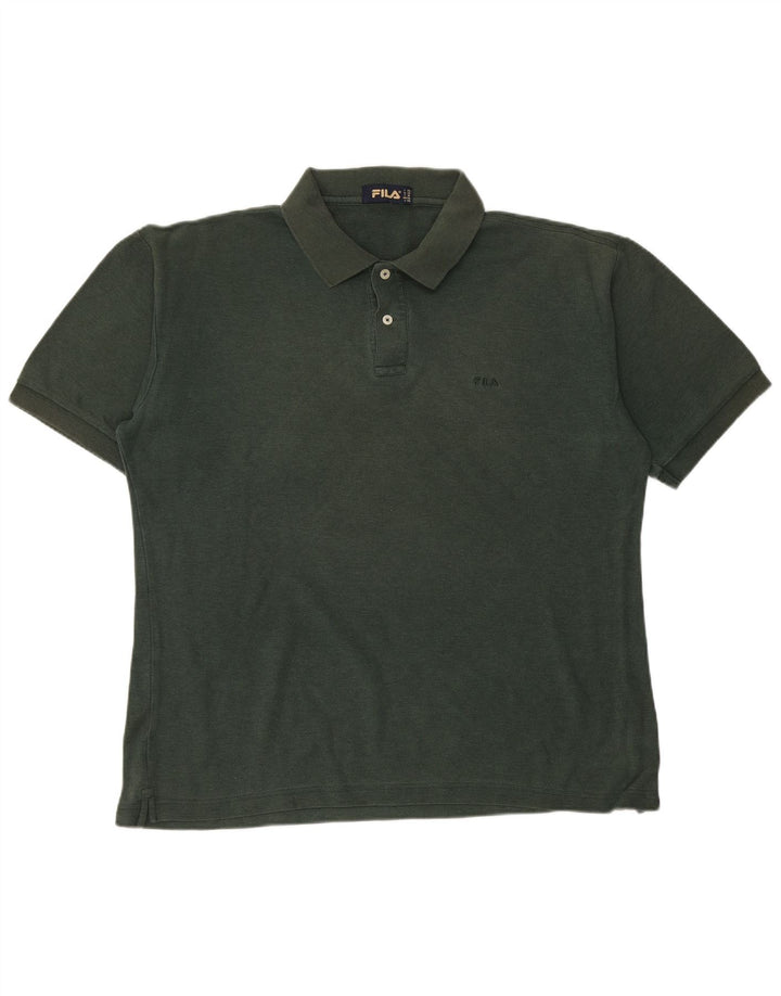 FILA Poloshirt til mænd IT 52 Stor grøn bomuld
