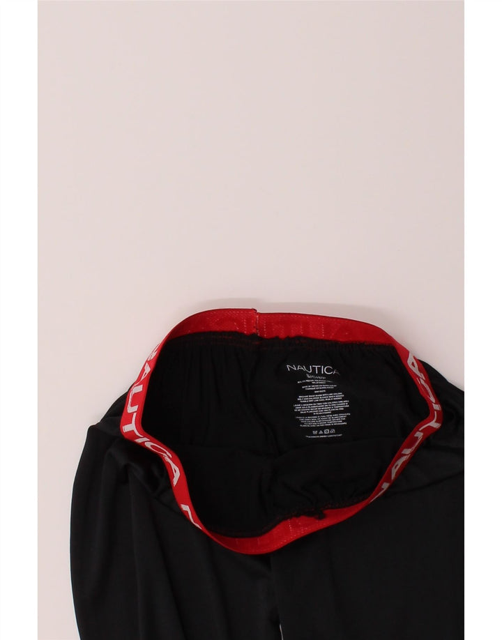 NAUTICA Womens Graphic Leggings UK 8 Small  Black Polyester Vintage Nautica and Second-Hand Nautica from Messina Hembry 