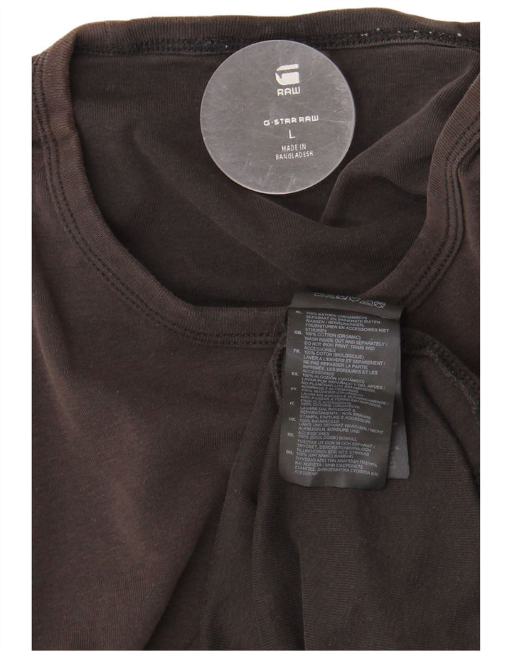 G-STAR Herre T-Shirt Top Stor Sort Bomuld