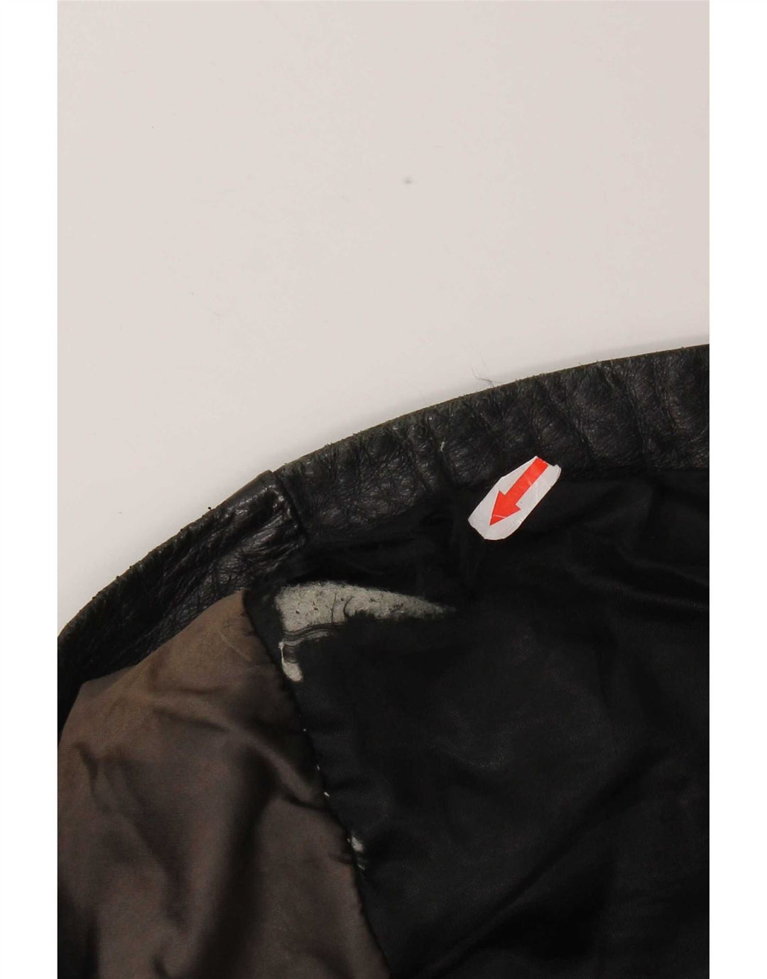 Vintage dame læderjakke IT 48 XL Sort
