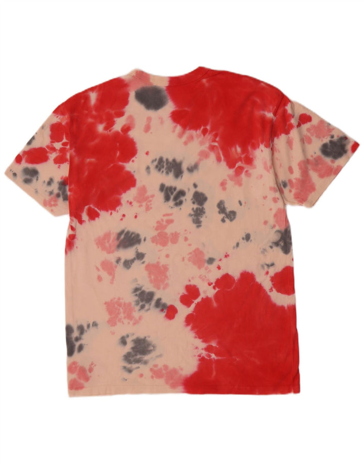 NIKE Herre T-shirt Top Lille flerfarvet Tie Dye Bomuld