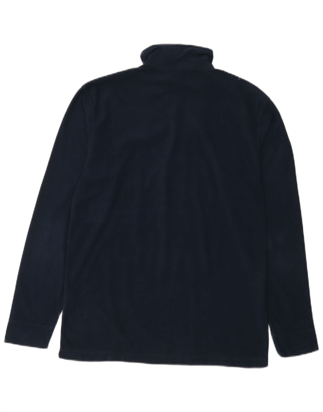 Asics Herre Zip Neck Pullover Træningsdragt Top Small Navy Blue Polyester