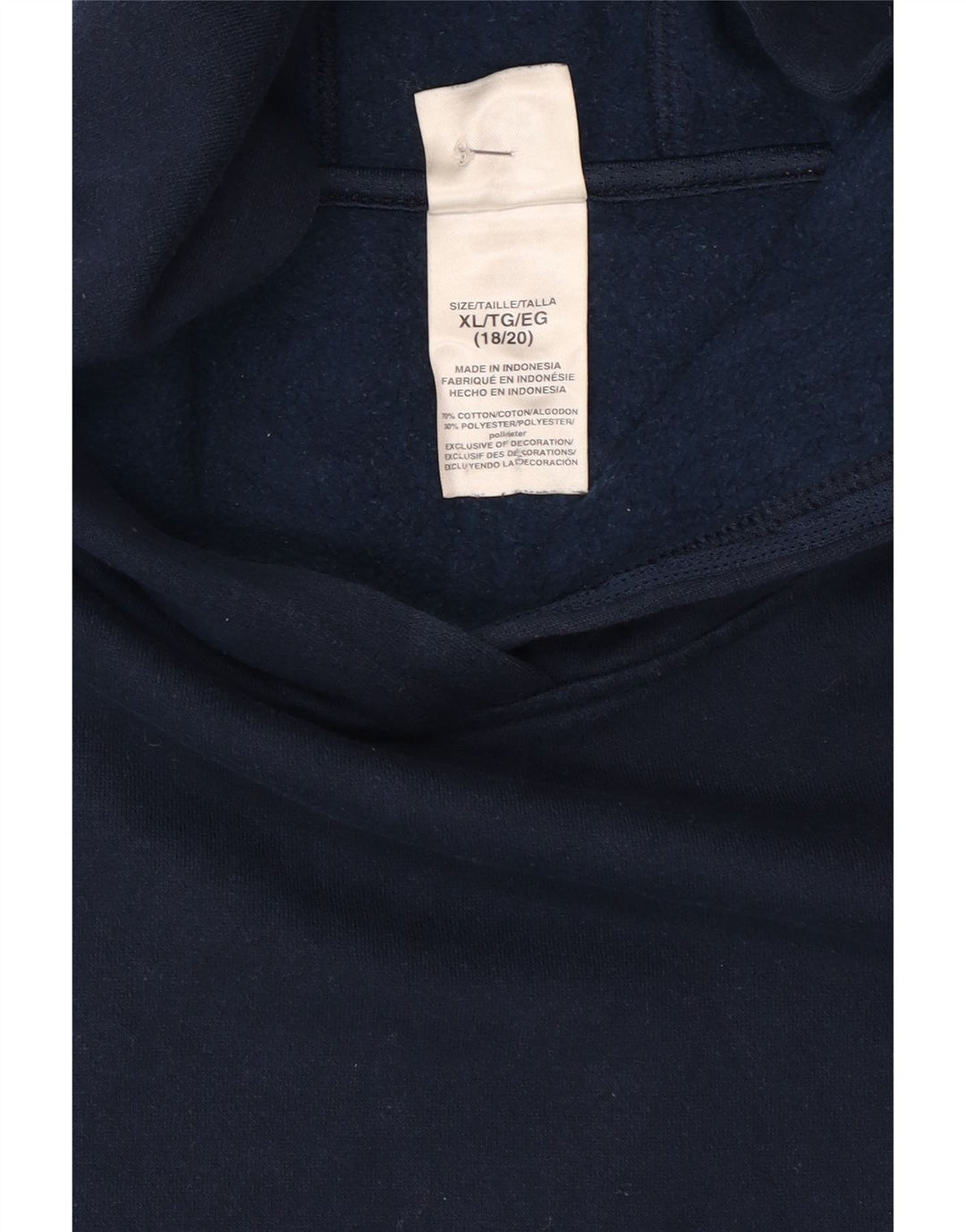 Adidas Boys 13-14 år XL Marineblå Colourblock Bomuld