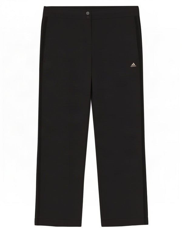 Adidas Dame Lige Vandtætte Bukser UK 16 Large W36 L28 Sort Nylon
