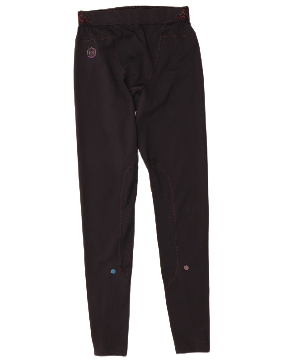 Under Armour Herre Heat Gear Leggings Small Black Geometric