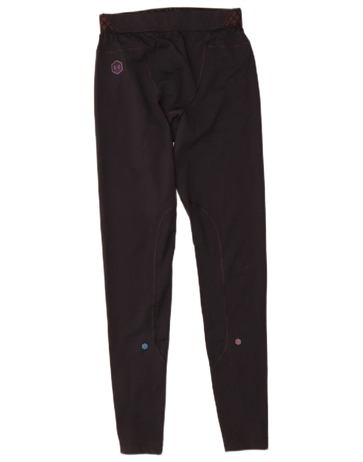 Under Armour Herre Heat Gear Leggings Small Black Geometric