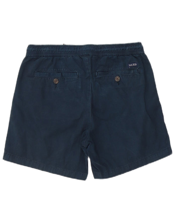 Jack Wills Herrebeklædningsgenstand farvede Chino-shorts Små W29 marineblå bomuld