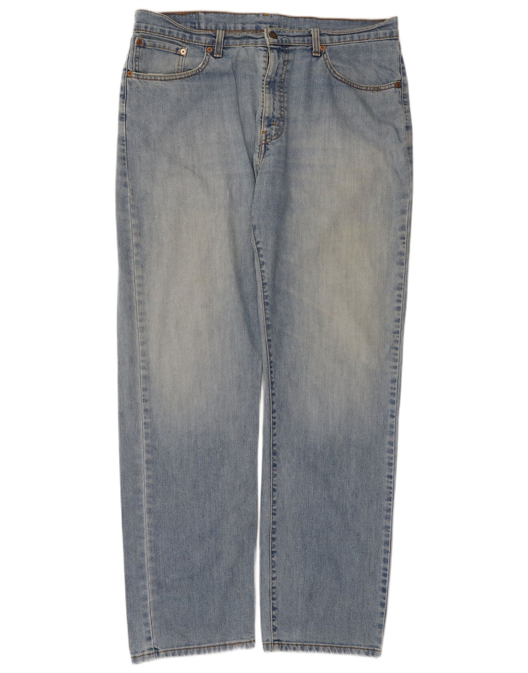 Levi's Straight Jeans til mænd W38 L34 blå bomuld