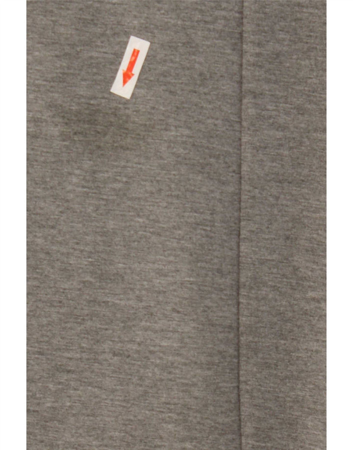 Topshop Womens Longline Open Gilet UK 10 Small Grå Polyester
