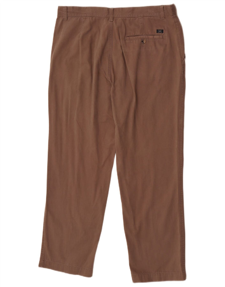 Marks & Spencer Herre Regular Fit Chinobukser W36 L29 Brun bomuld