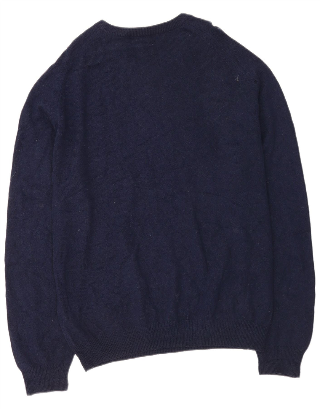 Marks & Spencer Herre sweater med rund hals XL marineblå lammeuld