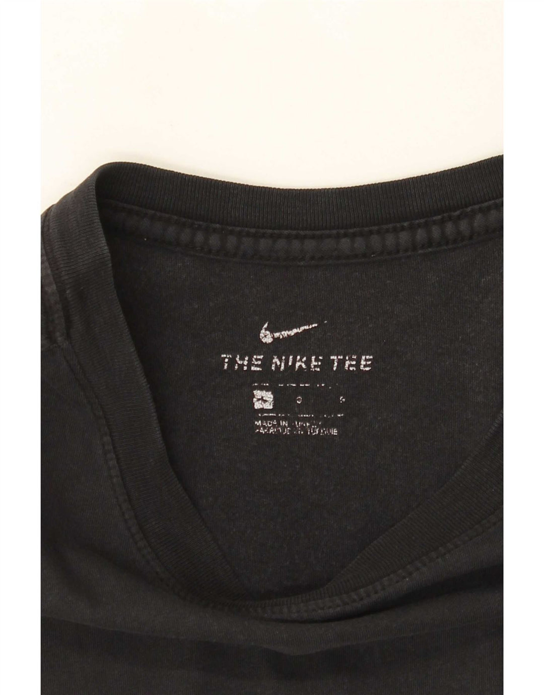 Nike grafisk T-shirt top til mænd, stor sort