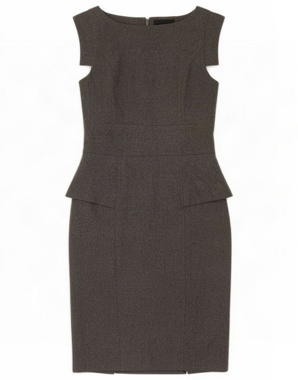 French Connection Womens Sheath Dress UK 8 Small Grey Viscose