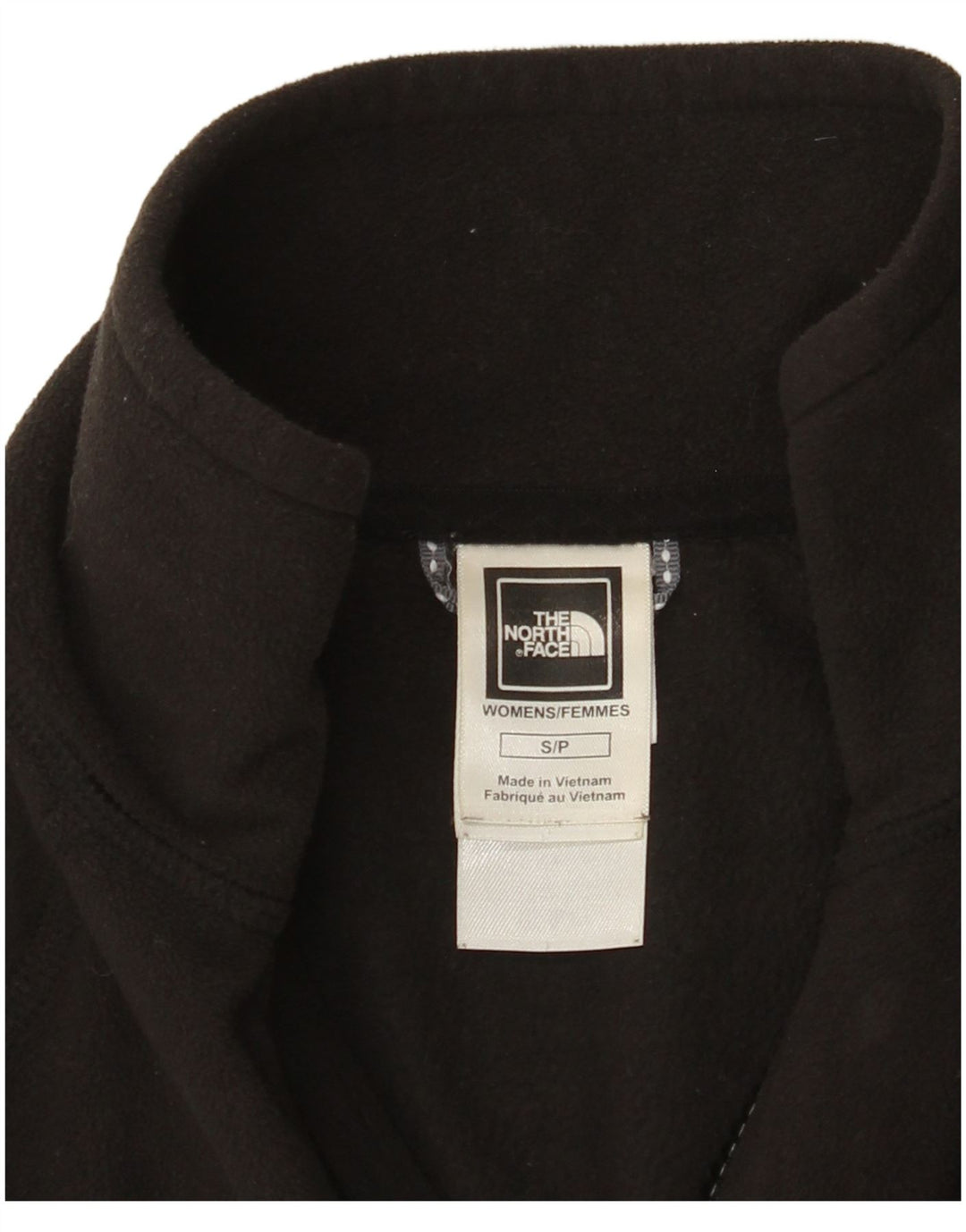 THE NORTH FACE Fleecejakke til kvinder UK 10 Lille sort polyester