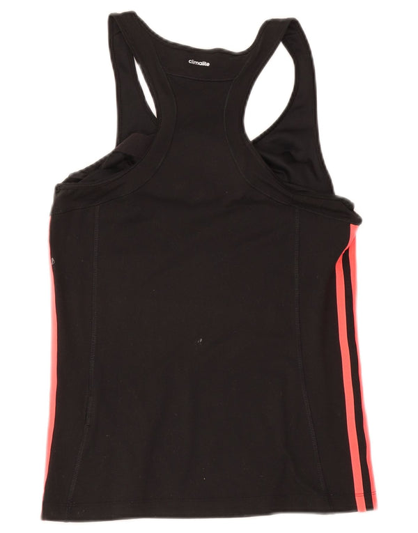 Adidas Dame Climalite Vest Top UK 10 Small Black Polyester
