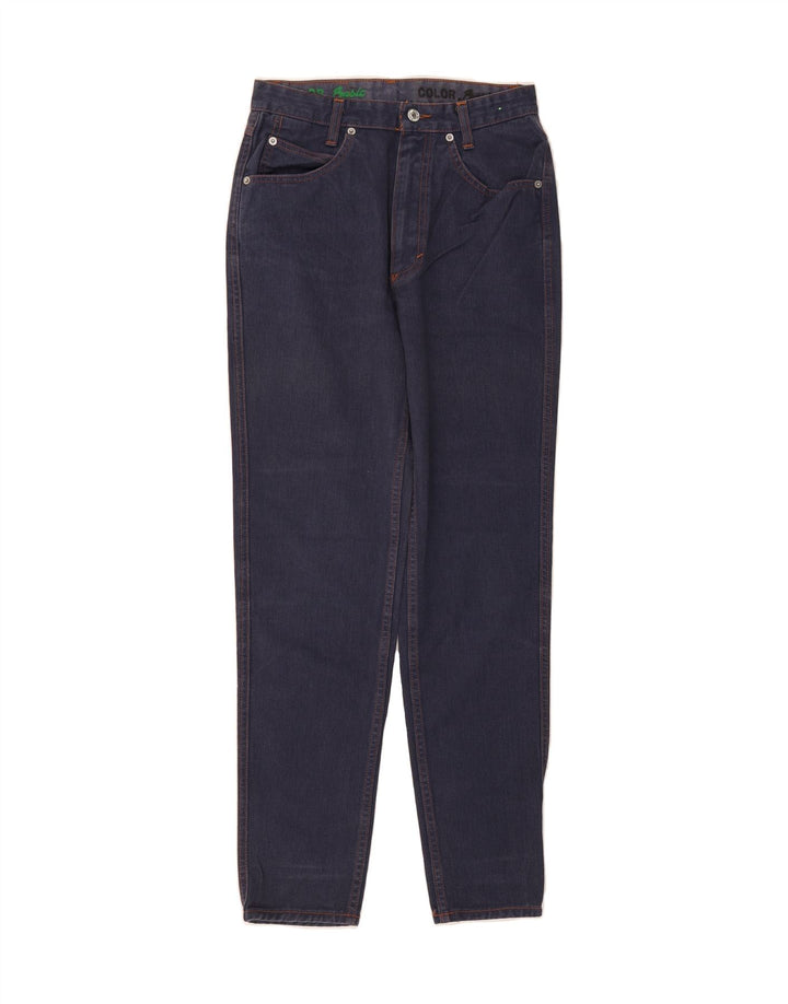 BENETTON Mens Slim Jeans W29 L30 Navy Blue Cotton Vintage Benetton and Second-Hand Benetton from Messina Hembry 