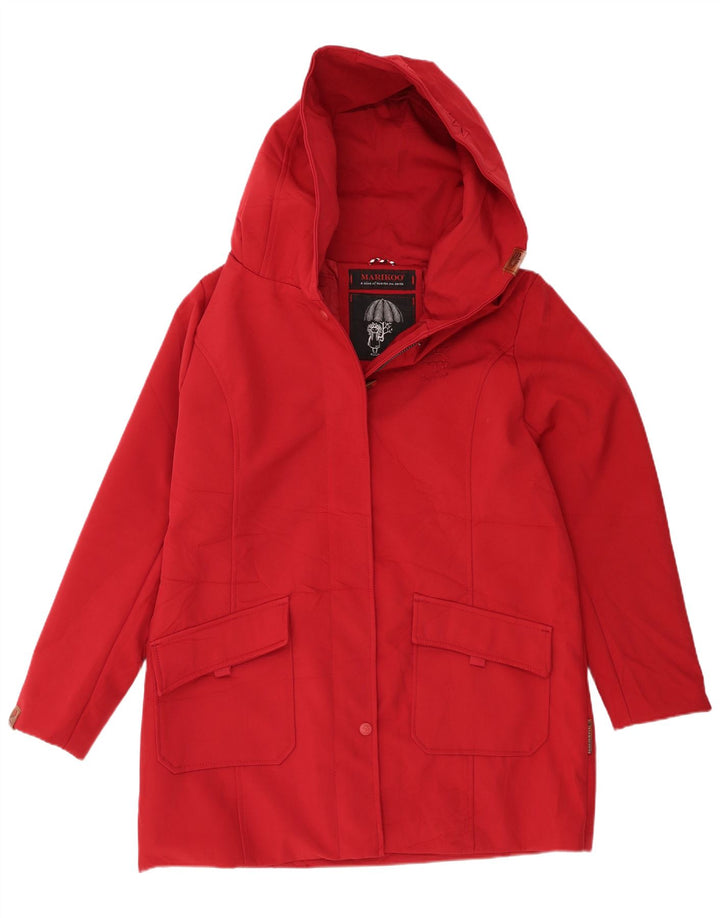 Marikoo Dame Hætteoverfrakke UK 20 2XL Rød Polyester